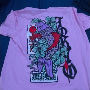 Pink over sized shirt